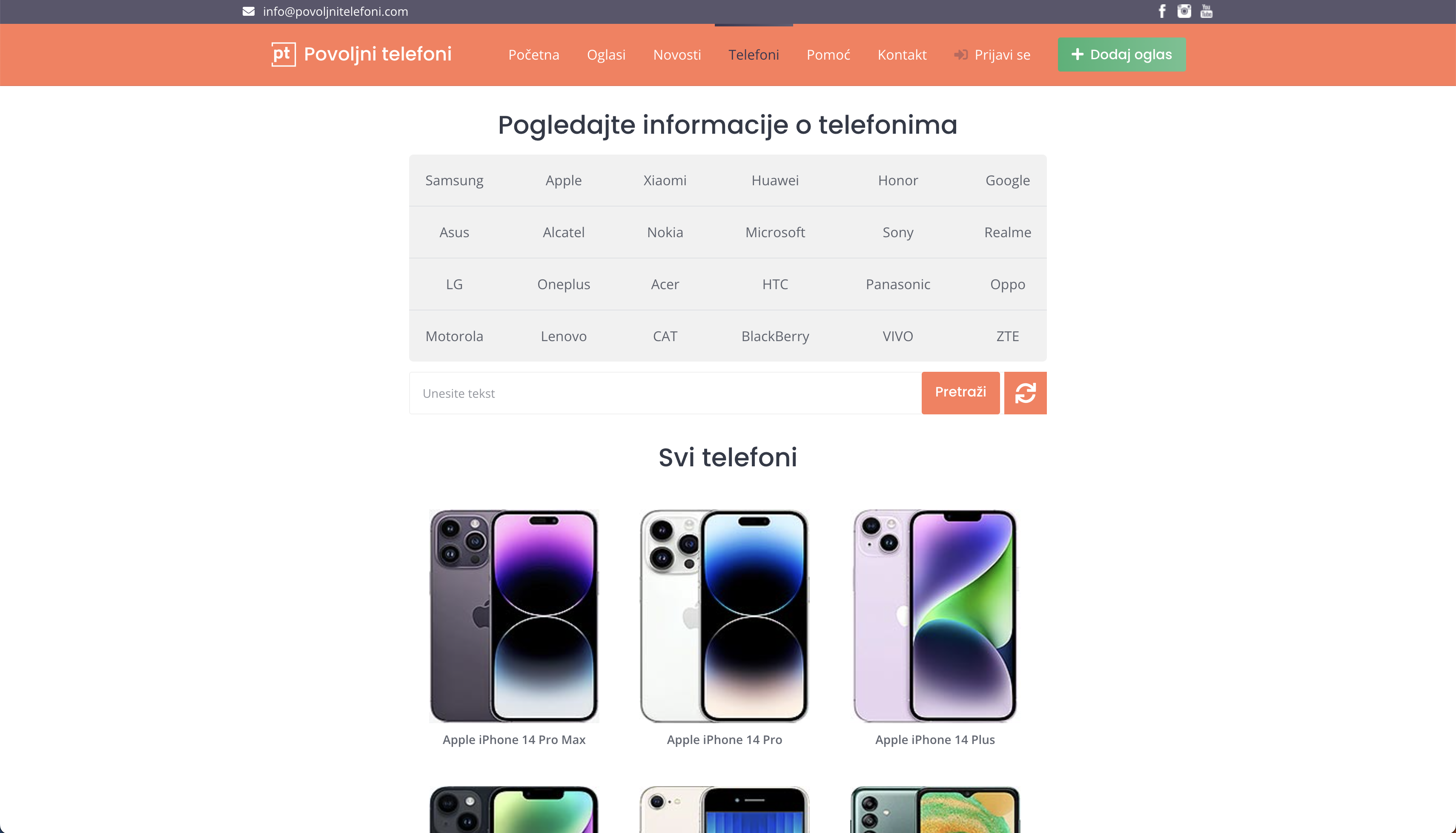 Povoljni Telefoni